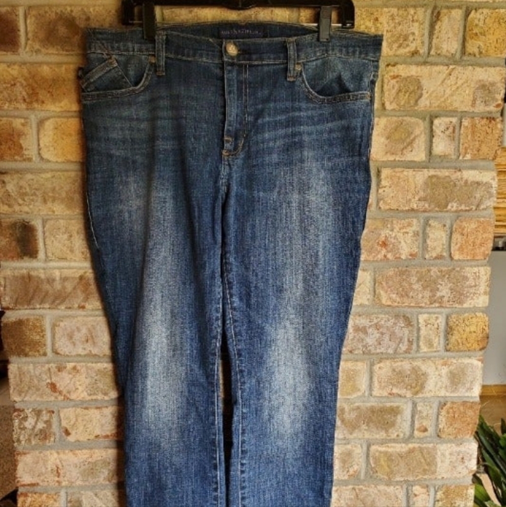 Size 16 Rock & Republic Berlin Skinny Jeans denim pants blue jeans‎ mom classic